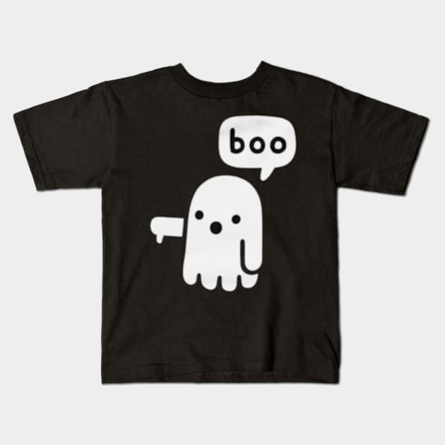 Ghost of disapproval Kids T-Shirt by Jo3Designs